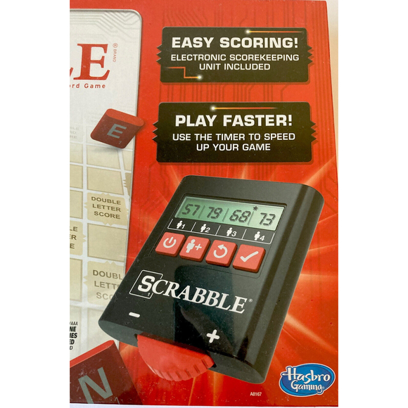 Scrabble Board Game w/ Electronic Scoring NEW Family Fun - Picture 2 of 6